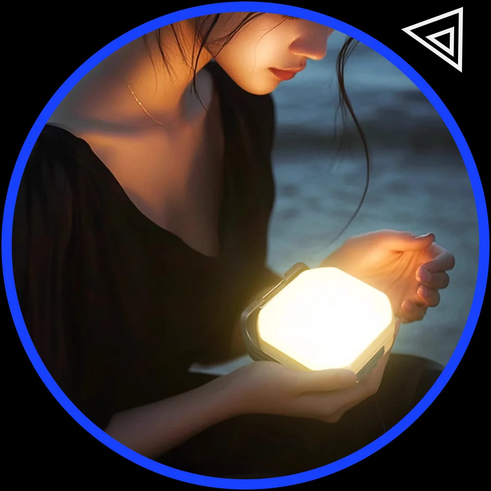 

LEM E68/E88 Лампа для кемпинга USB Перезаряжаемая лампа для кемпинга Портативная непромокаемая уличная лампа 5000 мАч 1000LM Легкий магнитный