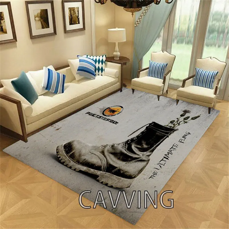 POETS OF THE FALL  3D Printed Carpet Flannel Rugs Anti-slip Large Rug Home Decoration for Living Room Bedroom Carpets  H