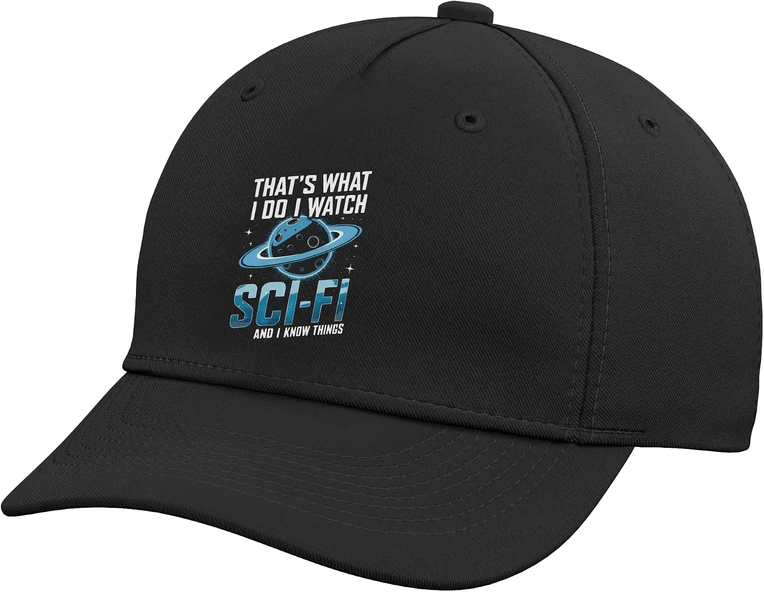 Science Fiction Sci Fi Alien Astronaut Extraterrestrial UFO Adjustable Baseball Hat  Cartoon-patterned Hat Printed Soft Cotton