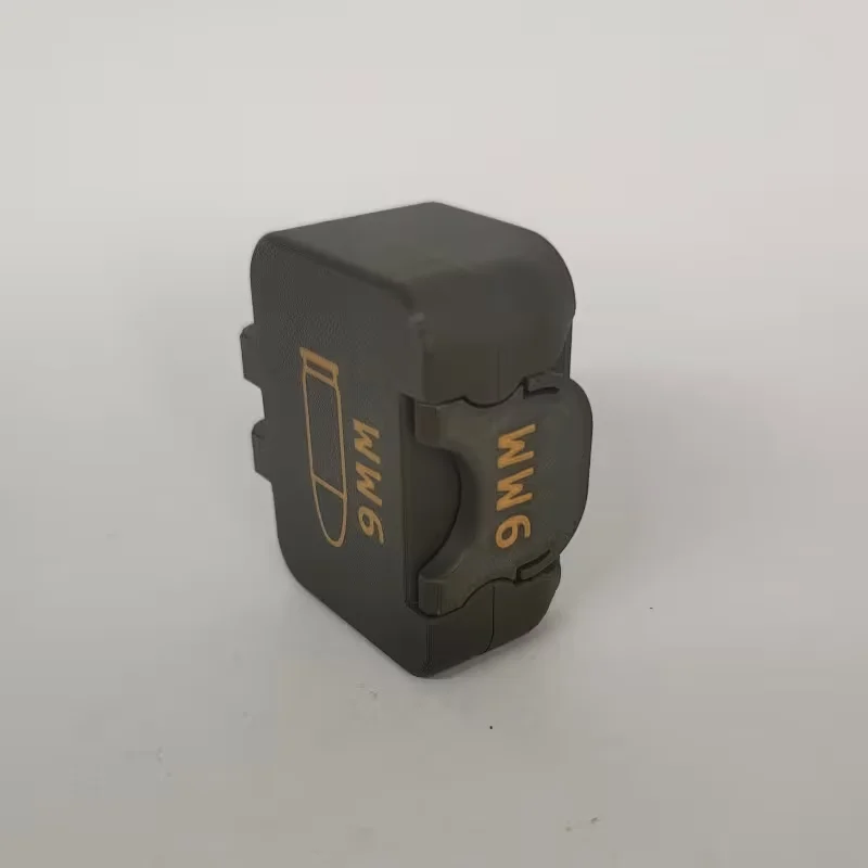 Leichtes taktisches Munitionsfach für 9-mm-Munition, 15-Runden-Tasche mit Druckknopfverschluss und herausnehmbarem Innenfutter. – Detail 3
