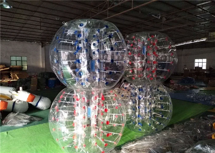 كرة قدم فقاعية من مادة PVC وTPU، كرة ممتصة للصدمات البشرية، كرات زورب رياضية قابلة للنفخ، كرة قدم فقاعية #6