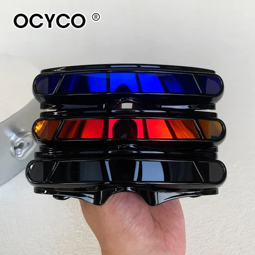 Imagen 2 del producto X-men Cyclops Cosplay gafas de sol polarizadas para hombres mujeres Material de memoria escudo gafas de sol de diseñador