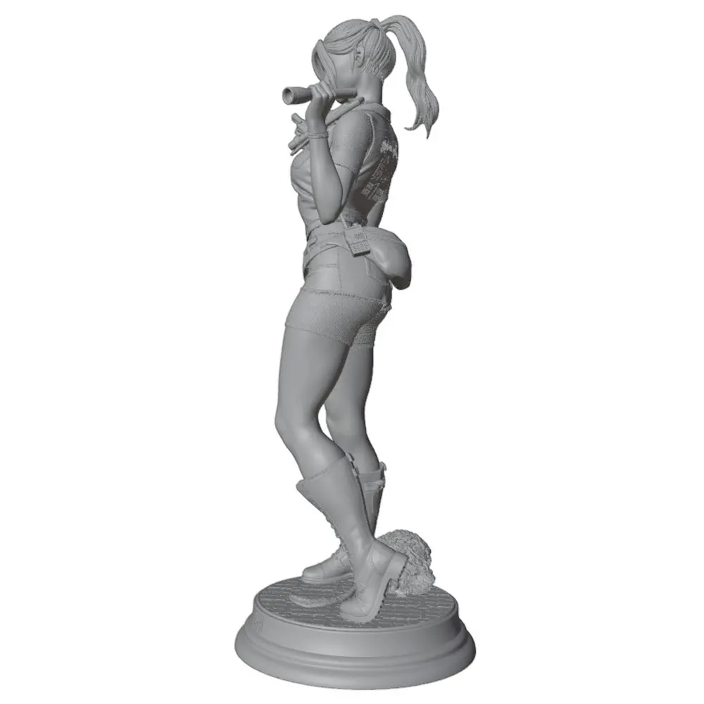 1/24/18/16/12 Female Warrior Resin Model Kits GK Miniature 3D Printed Gray Model Figurine DIY Doll Model Unpainted