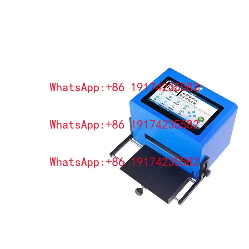 Portable Automatic Expiry Date Stamp Tabletop Printer Batch Code Coding Machine Static Inkjet Printer