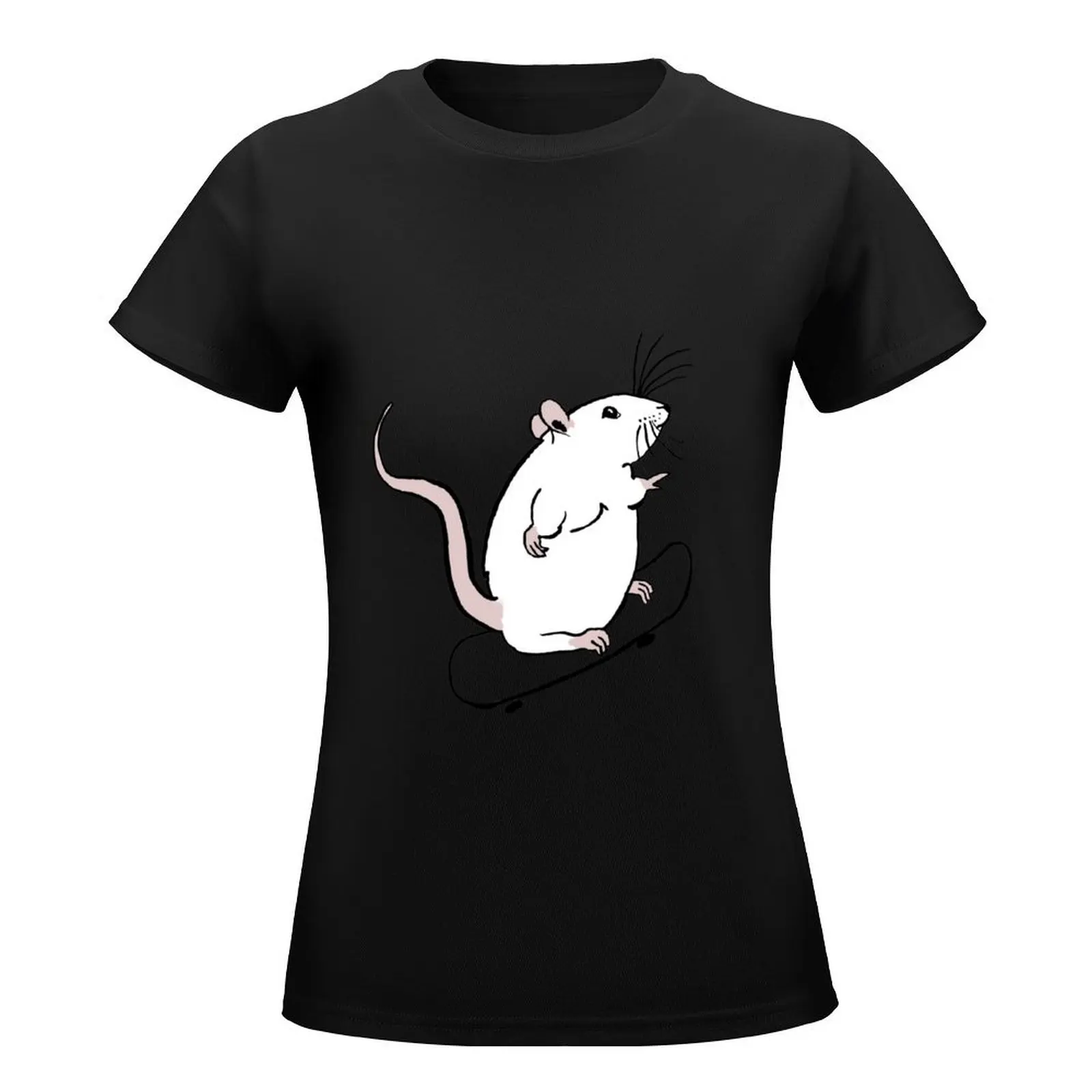 Skater rat T-Shirt aesthetic clothes summer tops funny designer clothes Women luxury