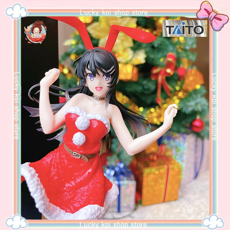 

IN STOCK Original TAITO Sakurajima Mai Figures Rascal Does Not Dream of Bunny Girl Senpai Anime Figures PVC Christmas Gifts Toy