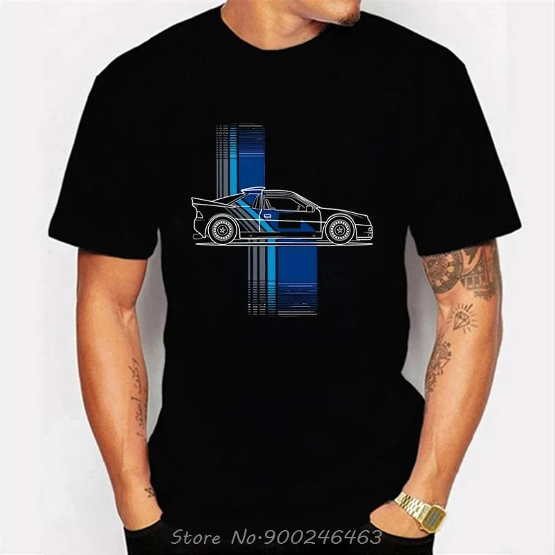 Rally Car Print T-shirt Summer Men Clothing Graphic T Shirt Casual Tops Funny New Cotton Short Sleeve Car Lover's Tshirt Tees