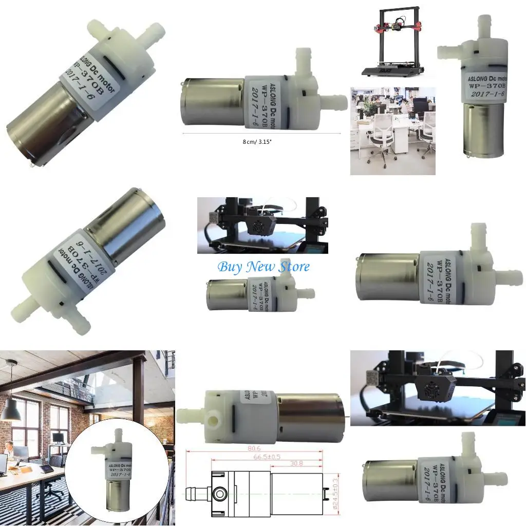 

20ce Отрицательное давление Всасывающие воздушные насосы для отбора проб вакуумного газа DC9.6V ~ 14,4 В напряжение