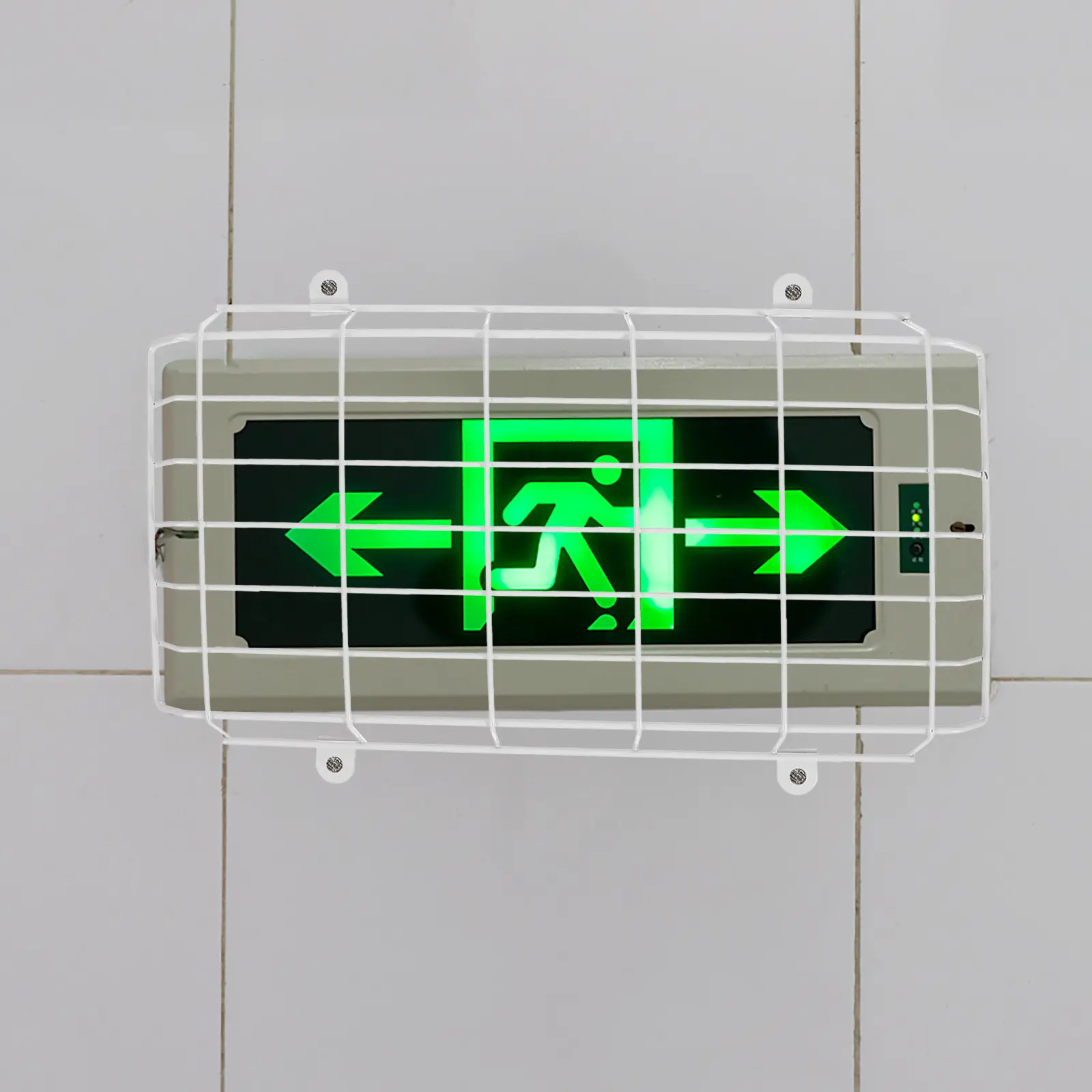 metal-emergency-light-wire-guard-wall-mounted-protective-cover-exit-sign-wire-cover-strong-protective-guard-for-emergency-lights