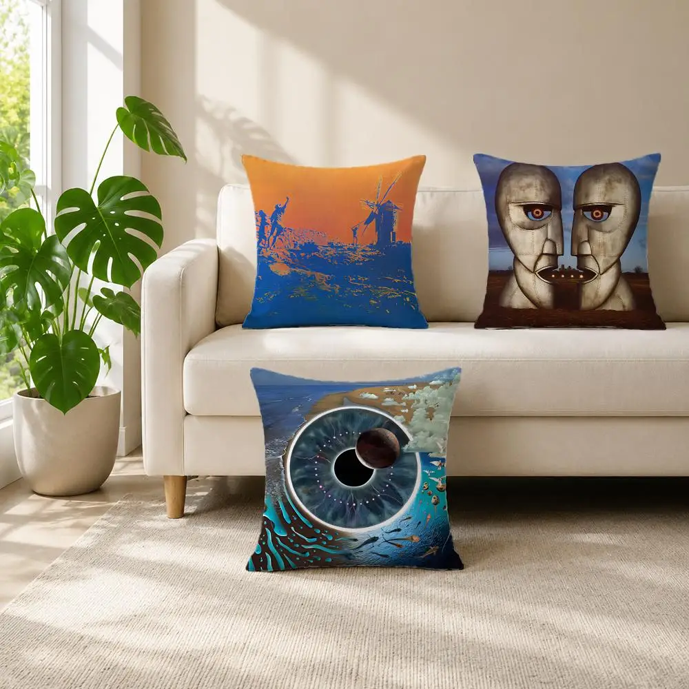 band Pink Floyd Cushion Cover Cushion Cover Set  50x50 45x45 40x40 Pillowcase Decorative Sofa Home Decor