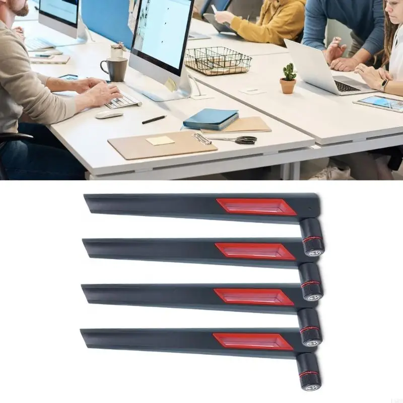 D5BB 3/4PCS Double Band WiFi ANTENNAS 2.4G เราเตอร์เสาอากาศเสาอากาศเสาอากาศสองวงเสาอากาศสำหรับเดสก์ท็อปพีซี