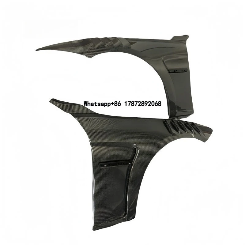 

For for 3 Series F30 F35 Upgraded Carbon Fiber Fender Body Kit with Vents for Cooling Front Fender Black Viph