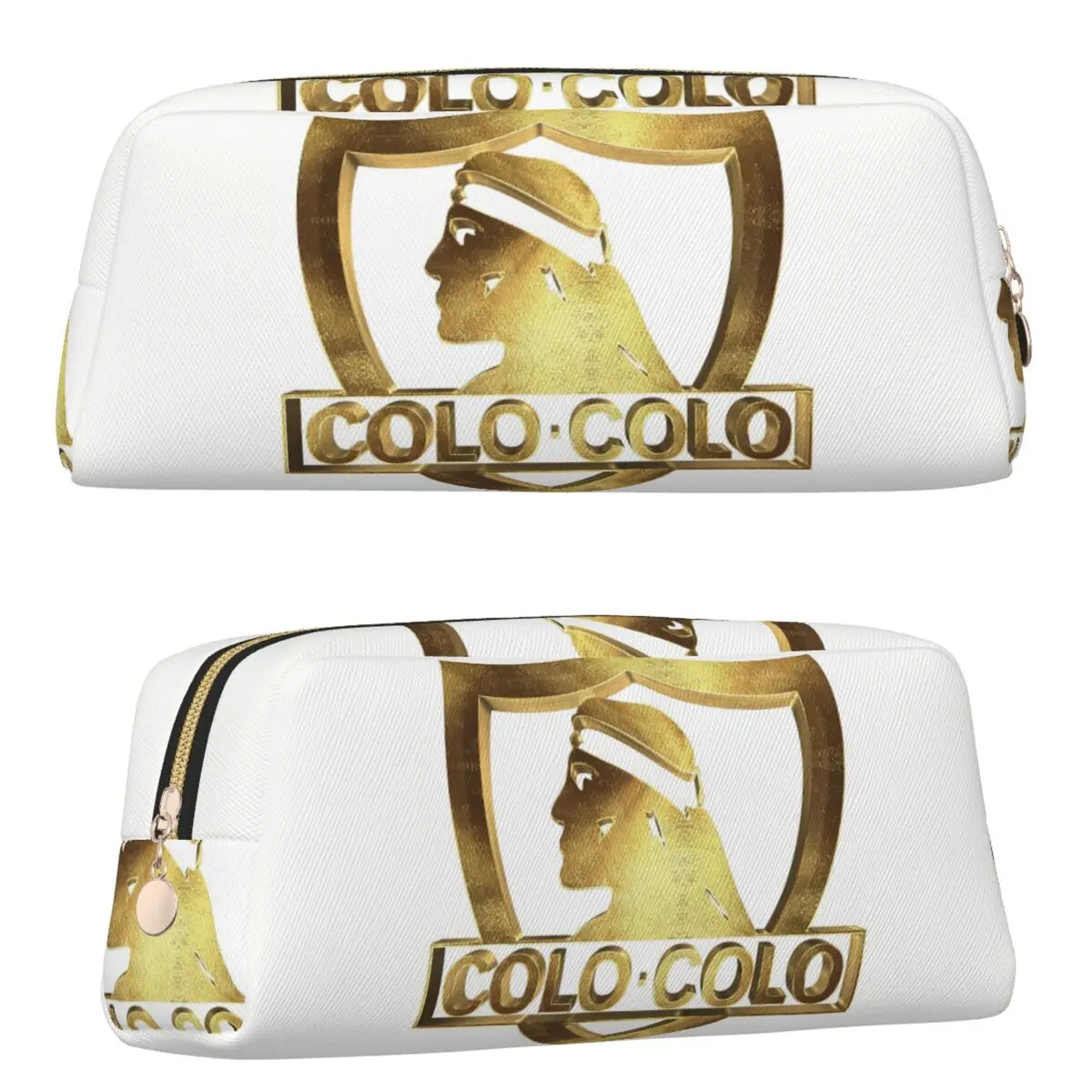 

My Golden Santiago Football Colo Barra Brava Chile Pencil Cases for Student Gifts Pen Box Pencil Bag Large Pouch Pen Holder