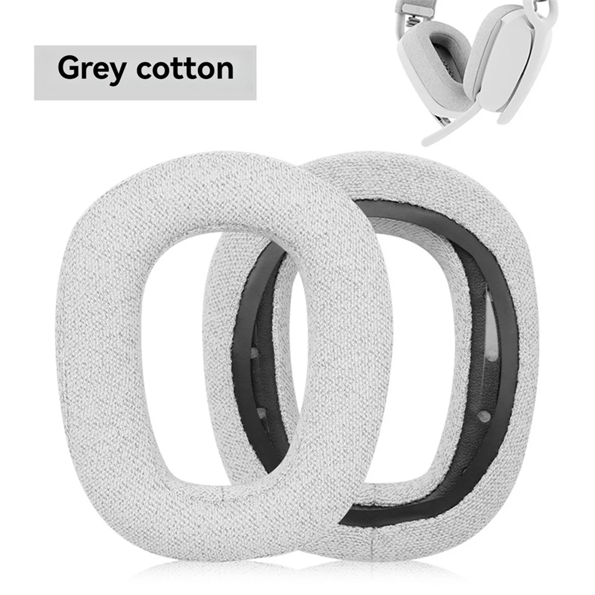 Headphones Replacement Pad for Logitech Zone Vibe100 Headphones Comfortable and Noise Isolating Earmuffs Sponge Covers,A