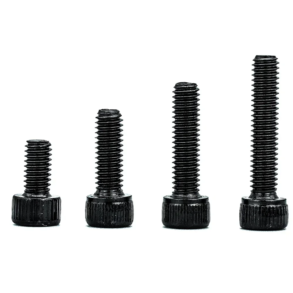JUIDINTO 1-50 шт. Винт с шестигранной головкой под торцевой ключ 12,9 Винт с шестигранной головкой из углеродистой стали M2 M2.5 M3 M4 M5 M6 M8 M10 Болт с шестигранной головкой для MTB
