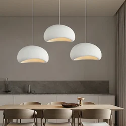 Minimalism Wabi Sabi LED Pendant Light For Living Dining Room Restaurant Loft Decor Hanging Chandeliers Art Suspension Luminaire