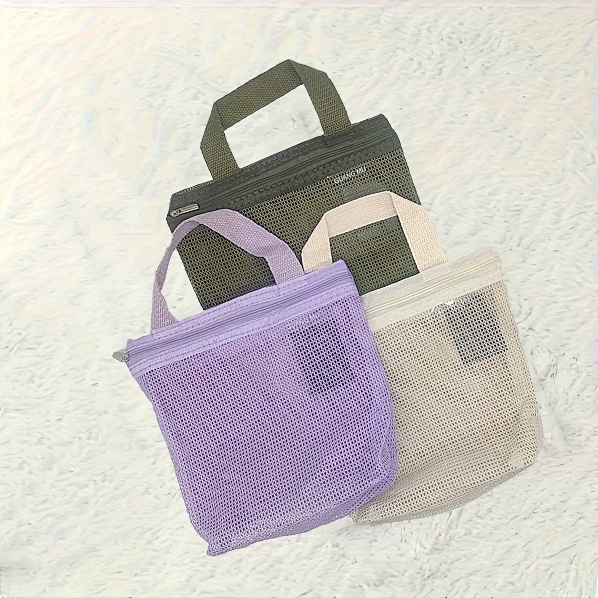 Portable Makeup Bag Mesh Water - Travel Accessories Pillow 评论和价格