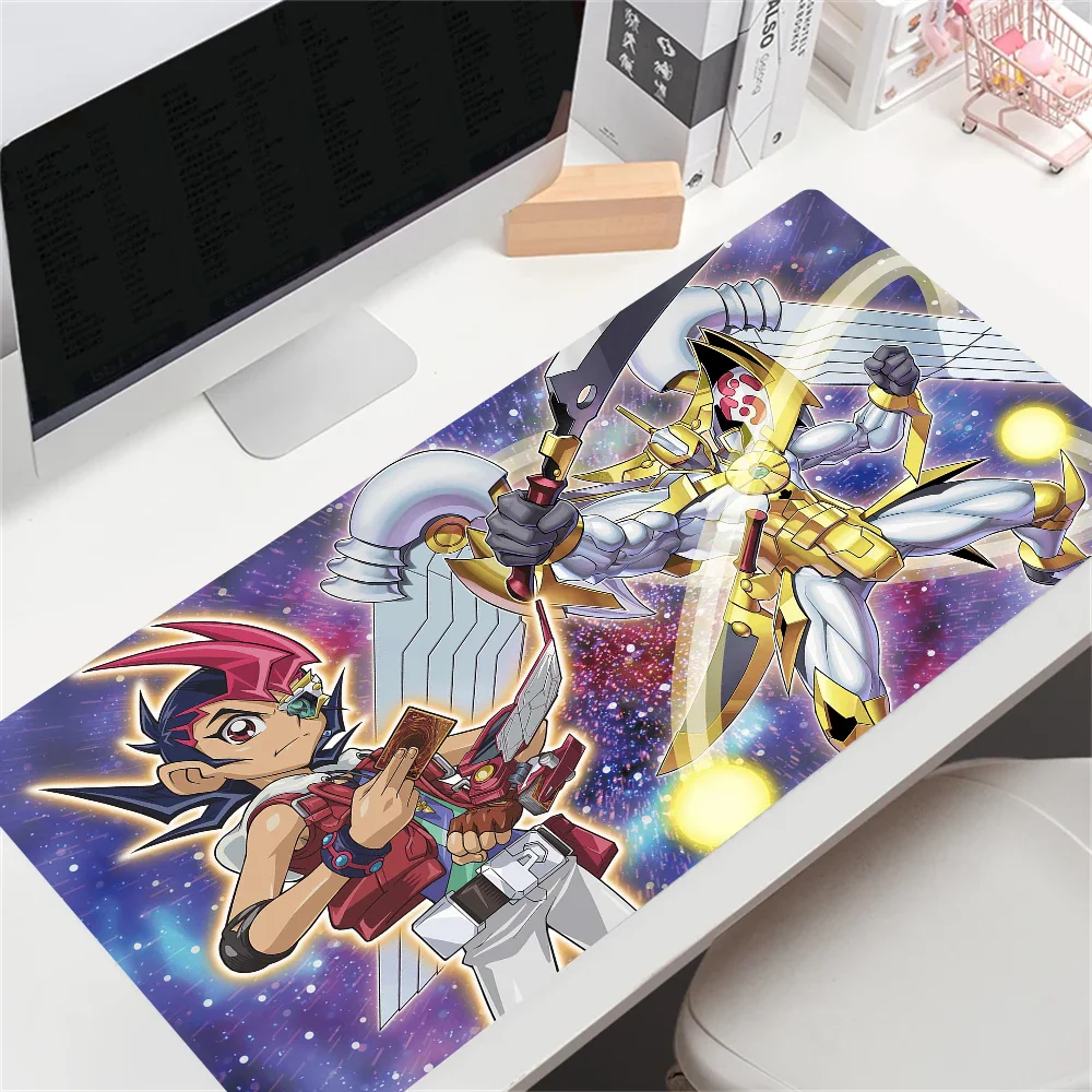 YuGiOh Natural Rubber Anti slip Playmat Archlord Kristya TCG CCG Mat Trading HD Print Anime Deskmat Lock Edge Mousepad E-Sports