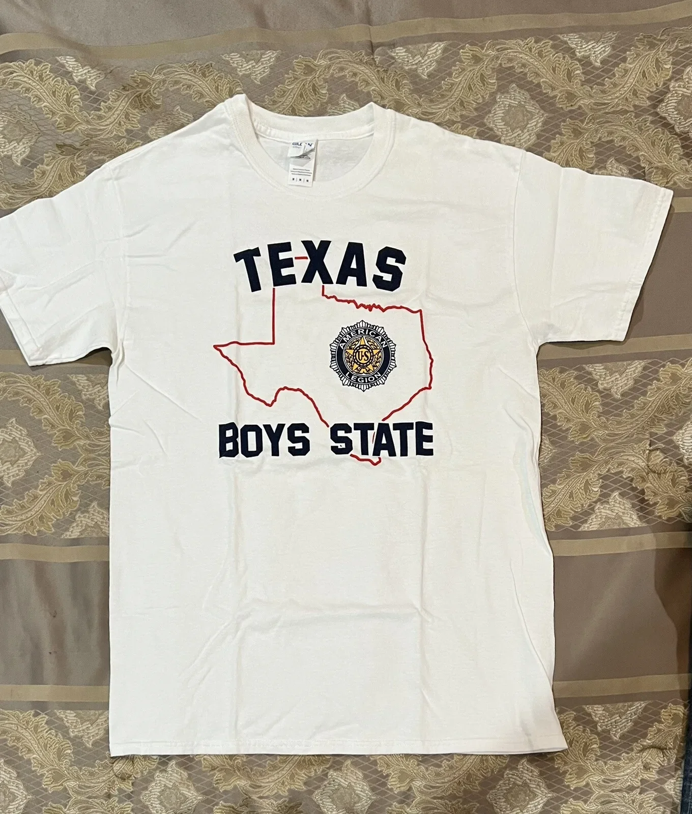 TEXAS BOYS STATE Politics Camiseta blanca Camiseta unisex de manga corta Legión americana