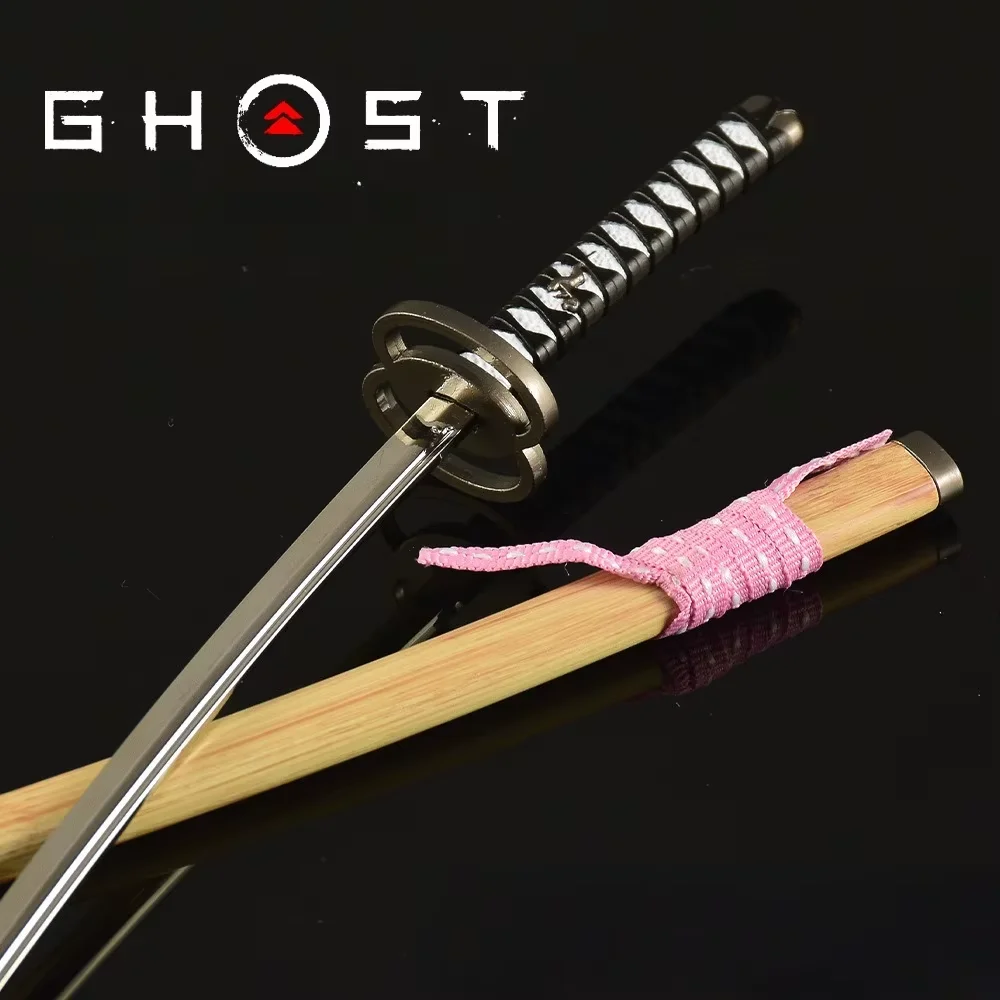 Jouet d'espoir immortel fantôme de Tsushima, 26cm, jeu d'épée de samouraï, gardien d'île périphérique, modèle katana, artisanat, ornement, cadeaux pour garçons