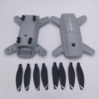 Full Set JJRC Drone Main Body Shell Accessory Replacement Spare Part Upper Lower Cover + Propeller Blade 8PCS for X16 Quadcopter