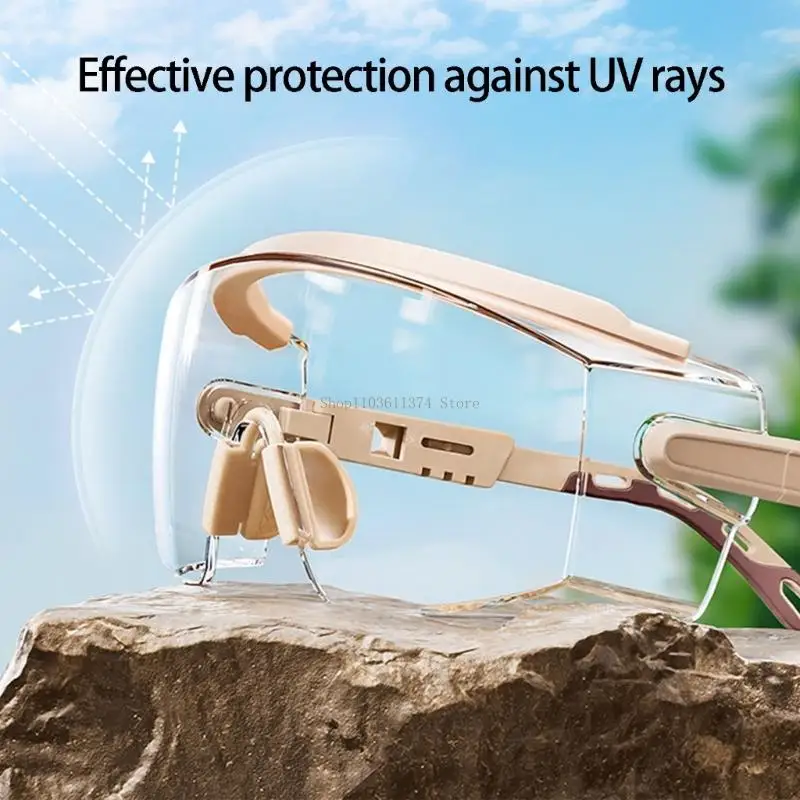 

Telescopic Safety Glasses Adjustable Protective Eyeglasses Impact Resistant