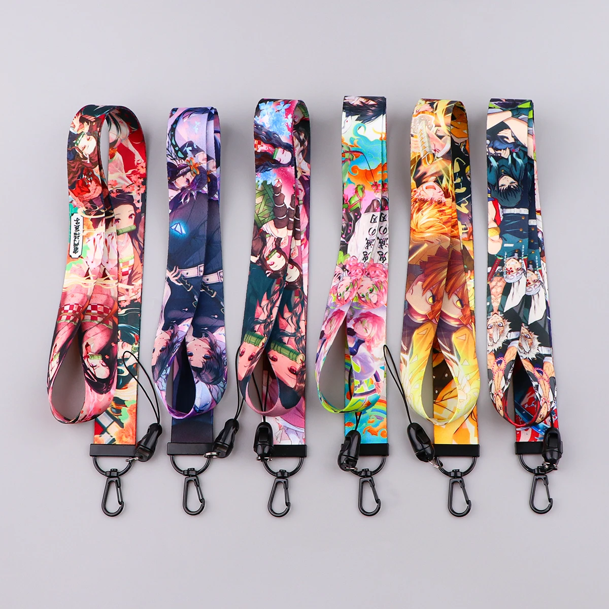 

Anime Beautiful Girls Keychain Mobile Phone Lanyard Keychain Office ID Card Pass Lanyard buckle Badge Card Holder Accessories
