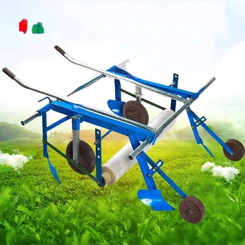 Plastic mulaching film laying mulching machine