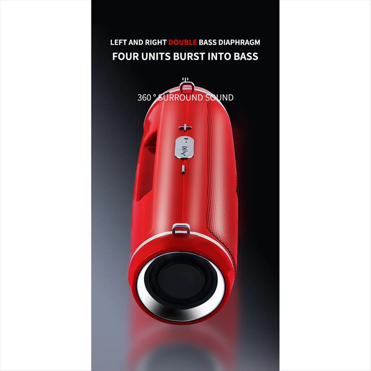 

Outdoor Wireless Stereo 3D Surround Bluetooth 4.0 Speaker Bluetooth High-Power Portable Bass Speaker Black