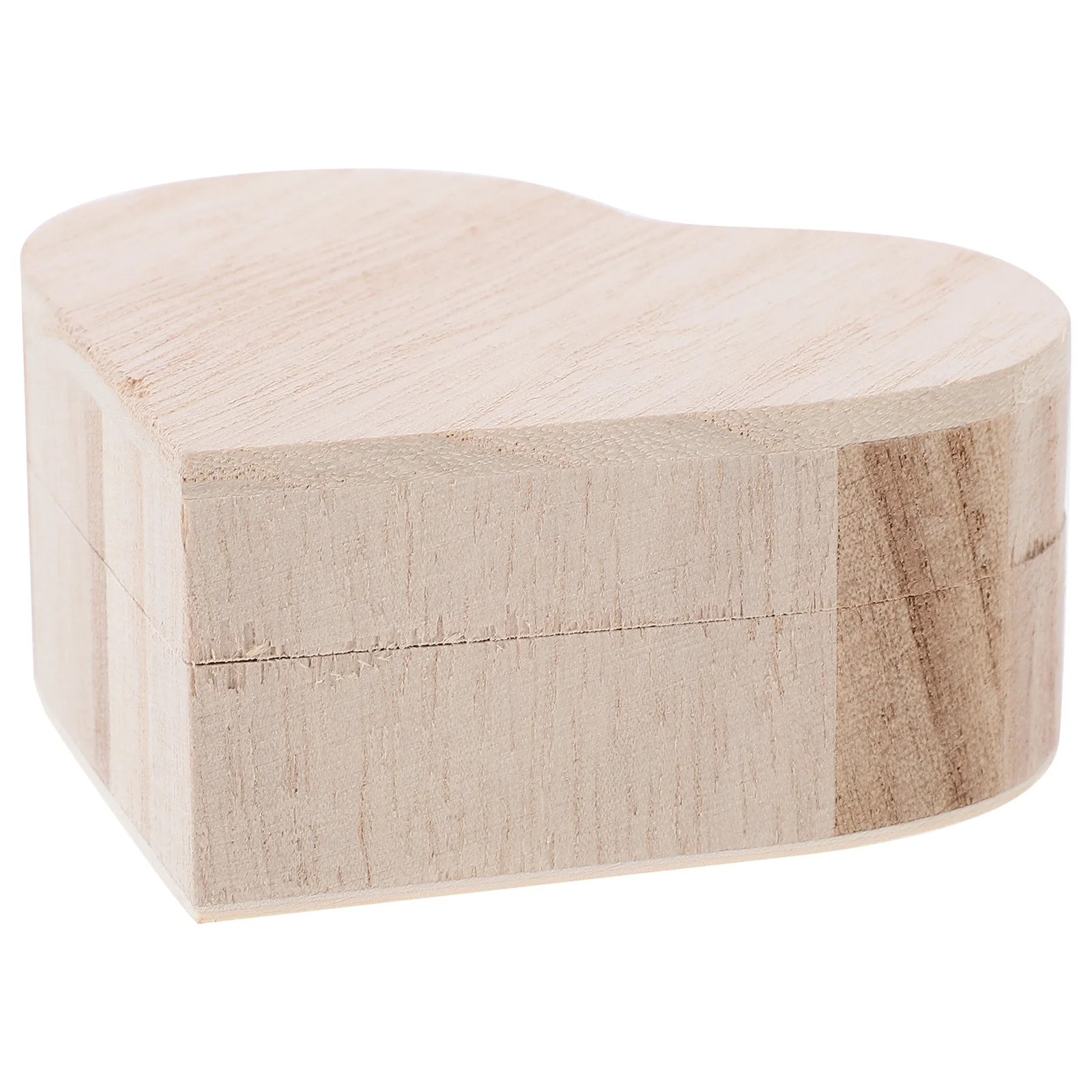 

Heart Shaped Wooden Jewelry Box Makeup Storage Case For Women Large Capacity Dustproof Scratch Resistant