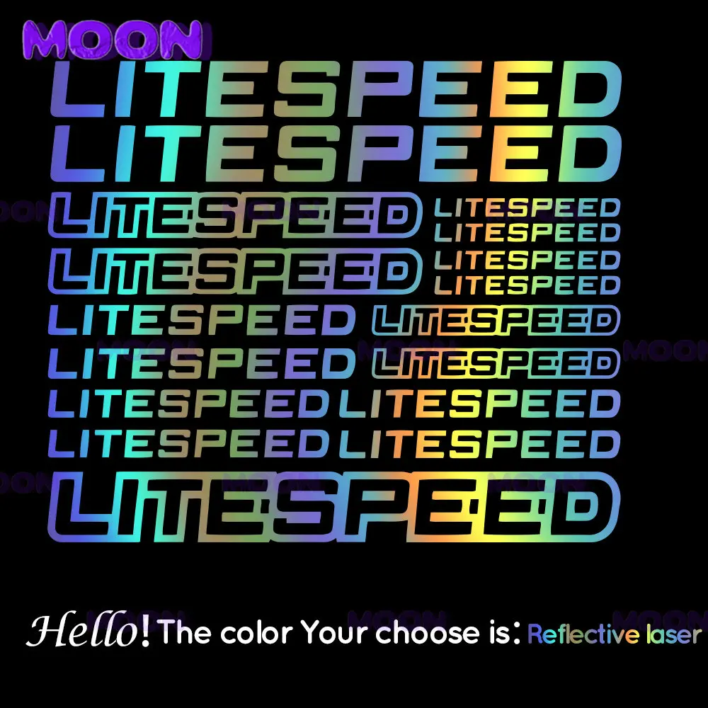 

Various letters For LITESPEED Bikes Vinyl Decal Stickers Cycles Bicycle body car styling decorative Decal Sticker Kit