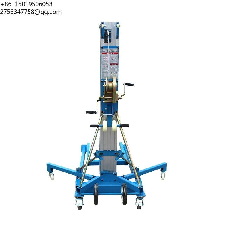 Mini Hydraulic Aluminum Scissor Manual Man Lifter Drywall with  Low Price