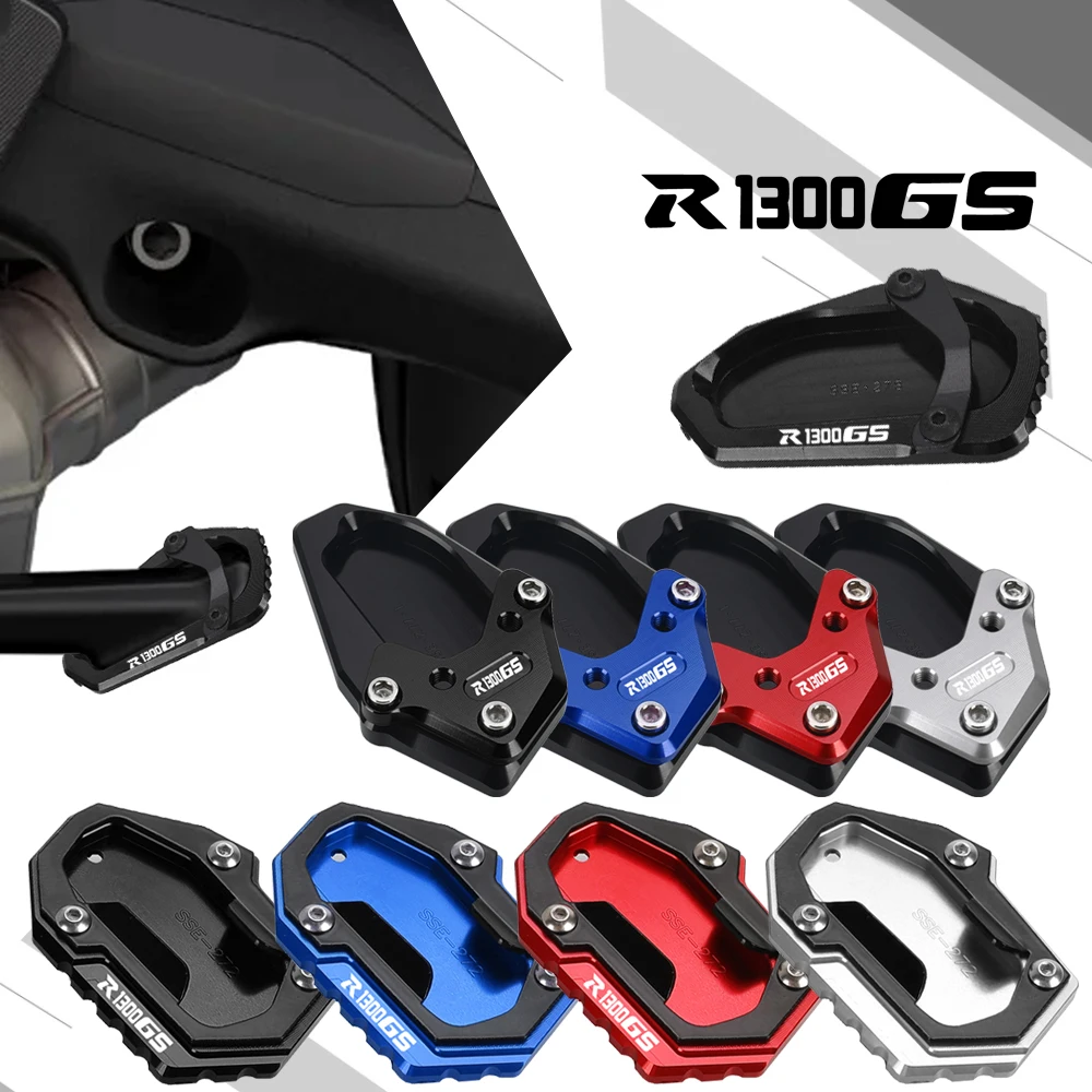 

For BMW R1300GS R 1300 GS ADV R 1300GS 2024 2025 Motorcycle CNC Kickstand Pad Foot Side Stand Extansion Plate Tire Valve Caps