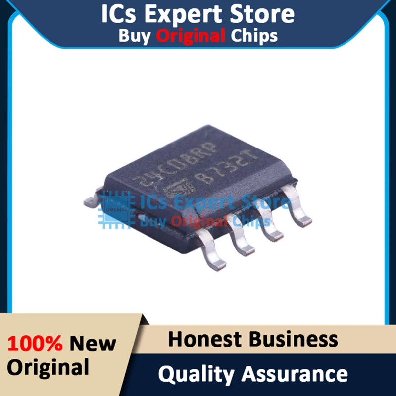 10PCS/LOT Original IC Chips M24C08-RMN6TP EEPROM Chip M24C08-RMN6TP 24C08RP SOIC-8_150mil