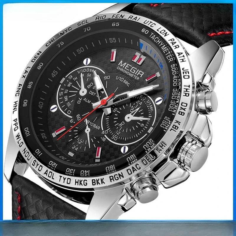 

Mode Homme Кварцевый аналоговый браслет Montre Marque Étanche Luxe En Cuir Montres Pour Hommes Décontracté Noir Montre Mâle 1010