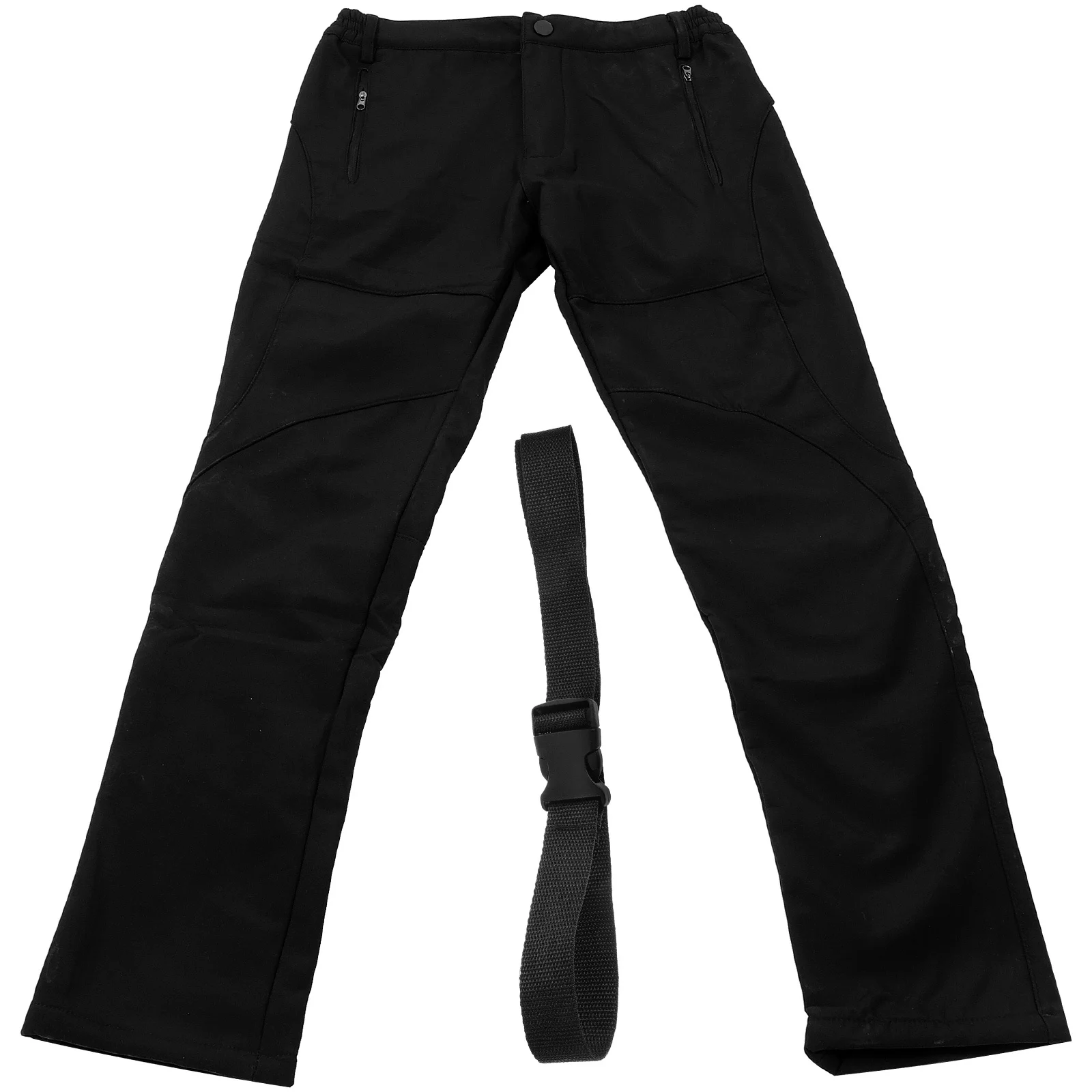 

Women'S Thick Warm Fleece Softshell Pants S Black Waterproof Windproof Quick Dry Wear-Resistant Straight Leg Zippered Cargo