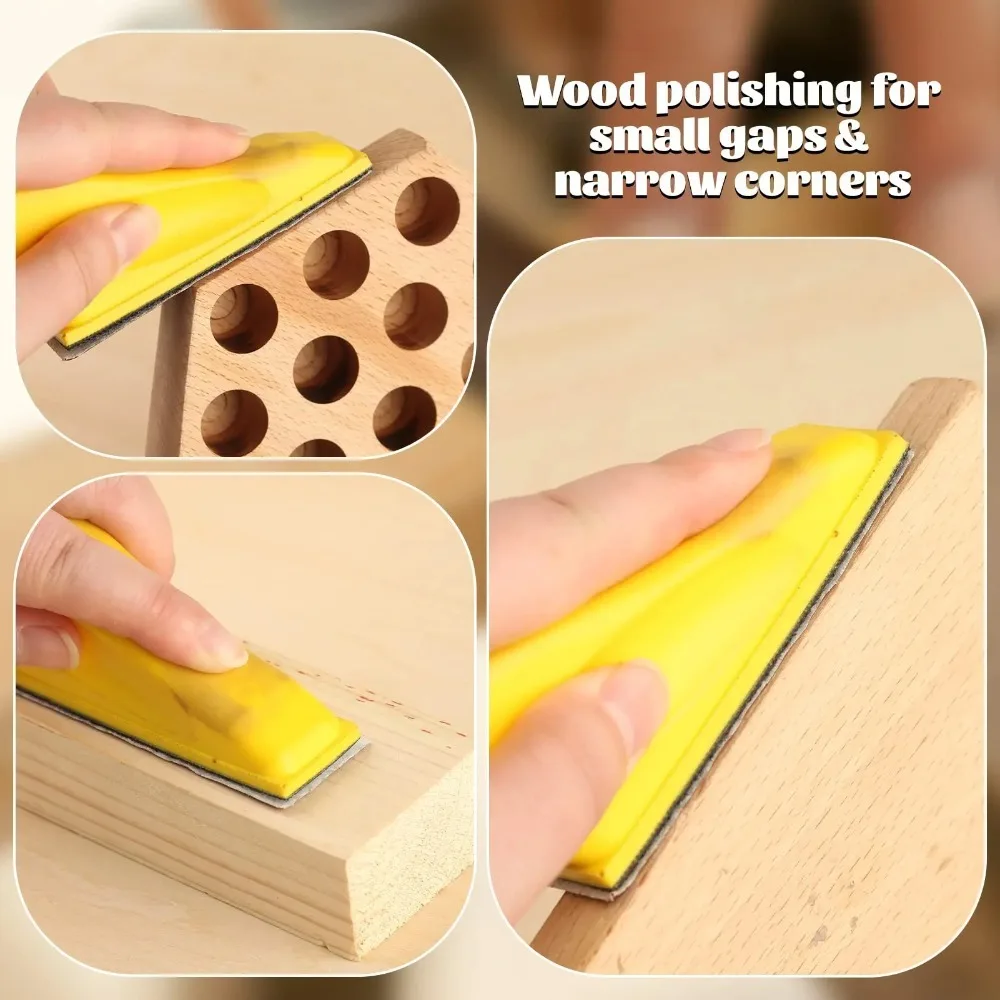 1-121 pezzi fai da te carta vetrata a mano mini levigatrice kit levigatrice ad anello carta assortita grana bagnata e asciutta gancio ad anello carta vetrata per progetti di legno