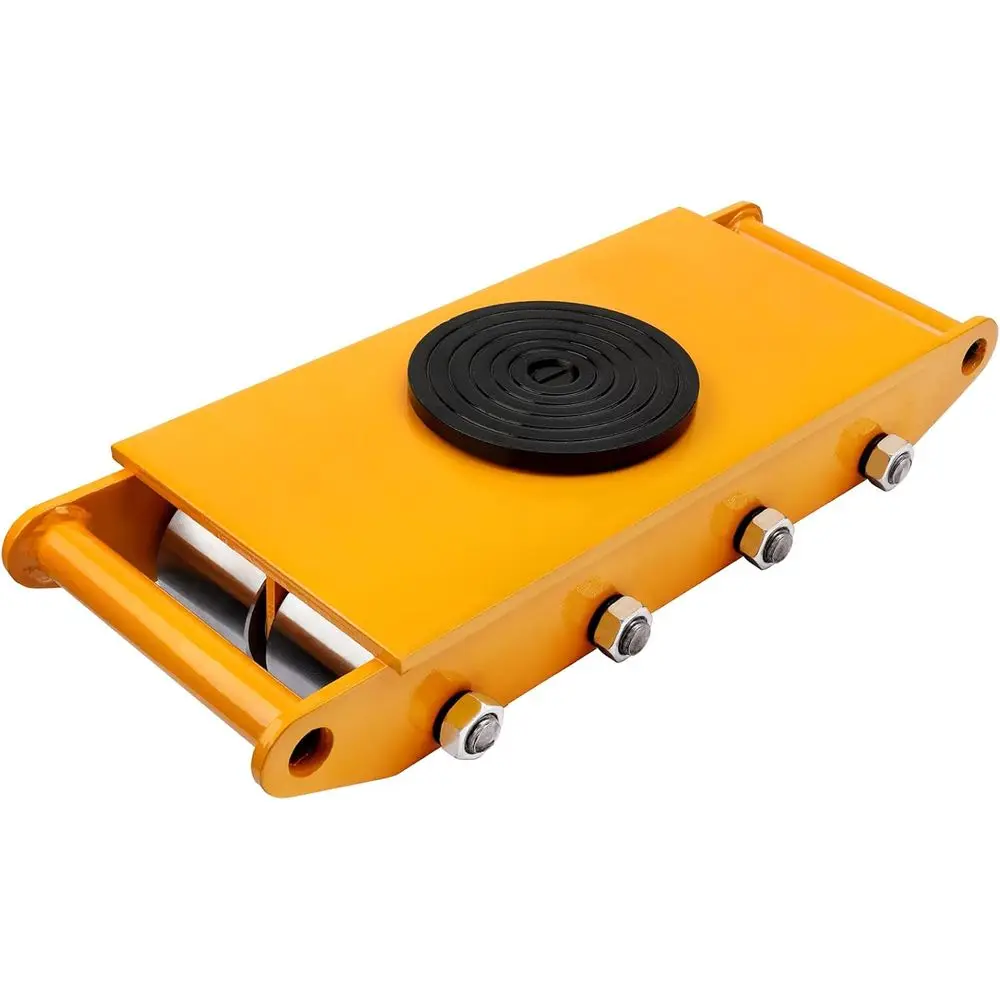 Industrial Heavy-Duty Moving Skates with 360° Rotation, 26400 lbs Capacity, 12T Dolly Skate