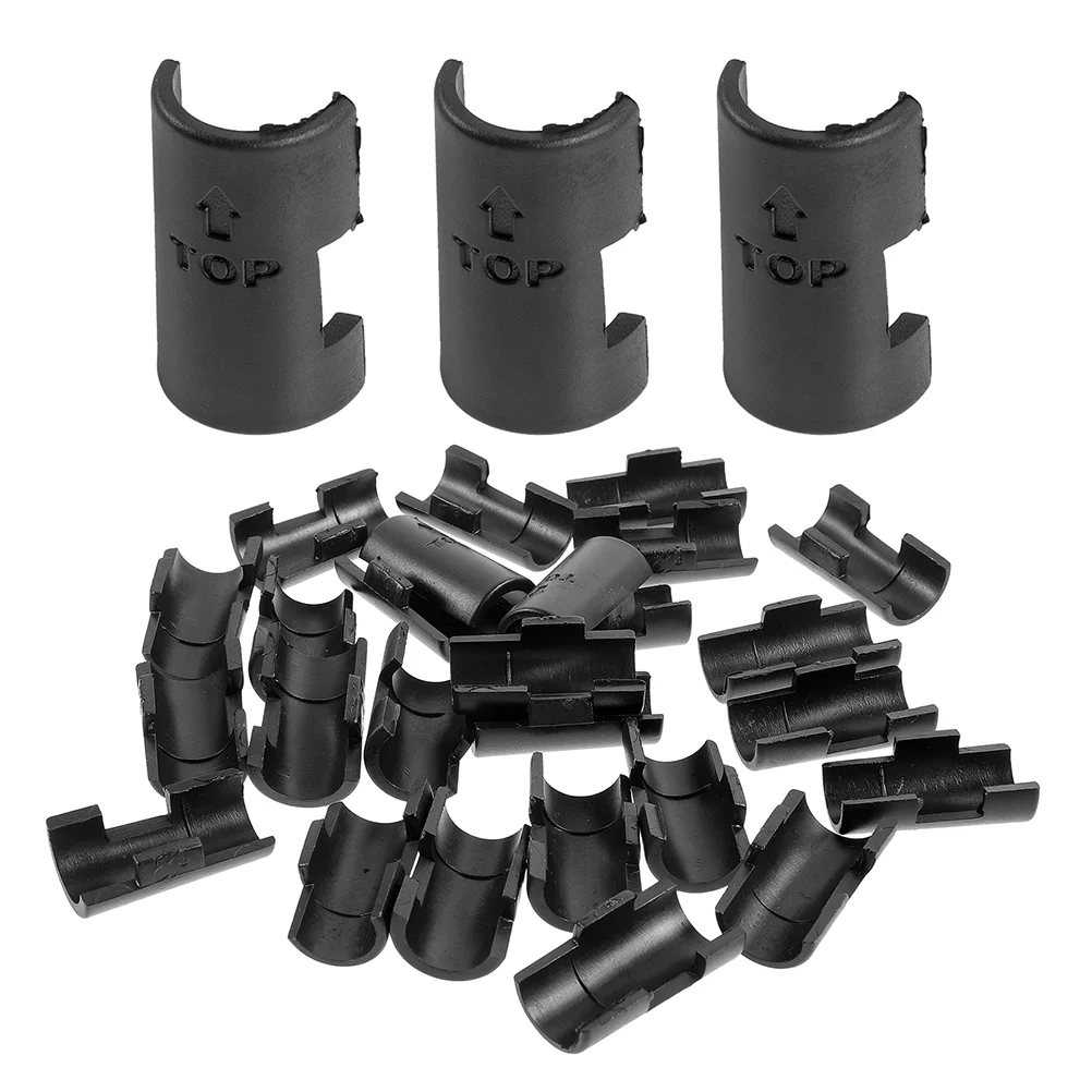 

24 Pcs Buckle Wire Shelving Accessories Brackets Shelf Plastic Replaceable Clips