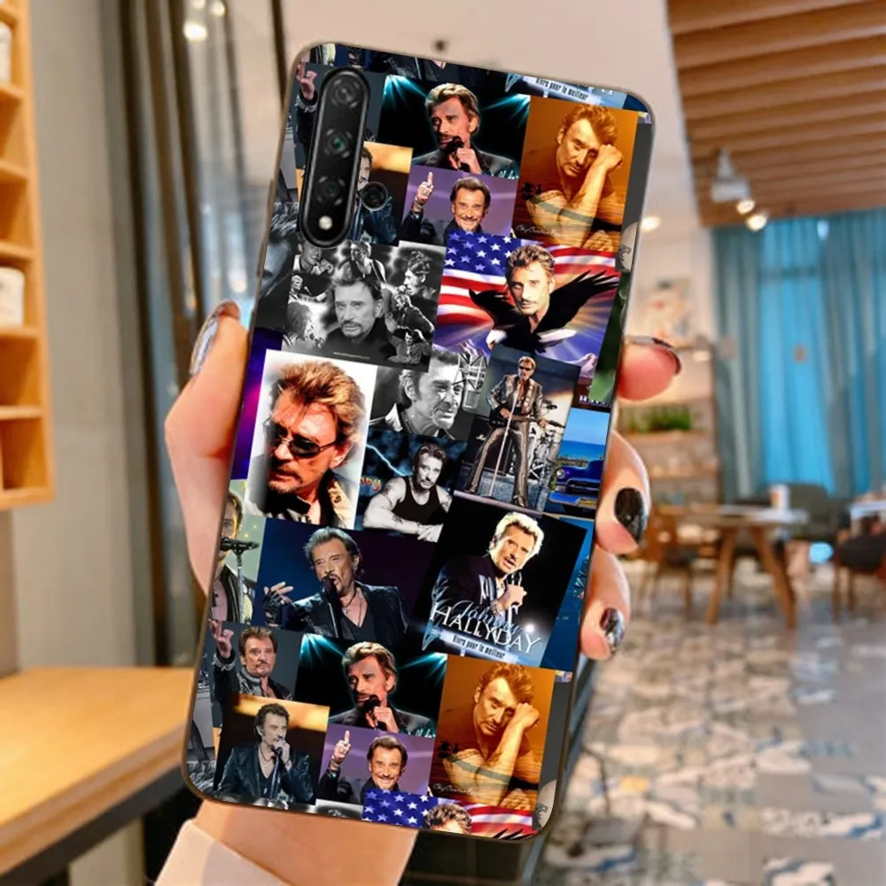 Johnny Hallyday Music Phone Case For Huawei Mate 10 20 30 40 50 lite pro Nova 3 3i 5 6 SE 7 pro 7SE