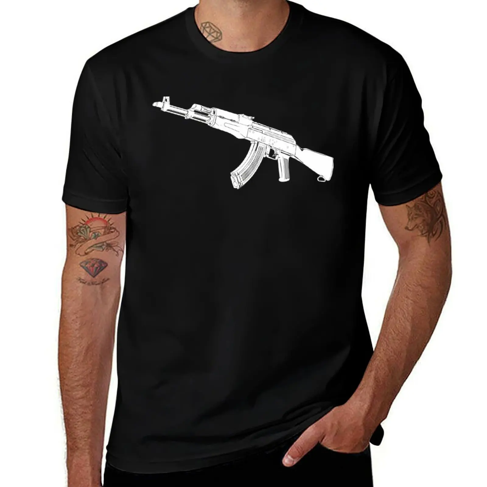 Kalashnikov and nothing extra T-Shirt Comfortable Daily Wear Tee