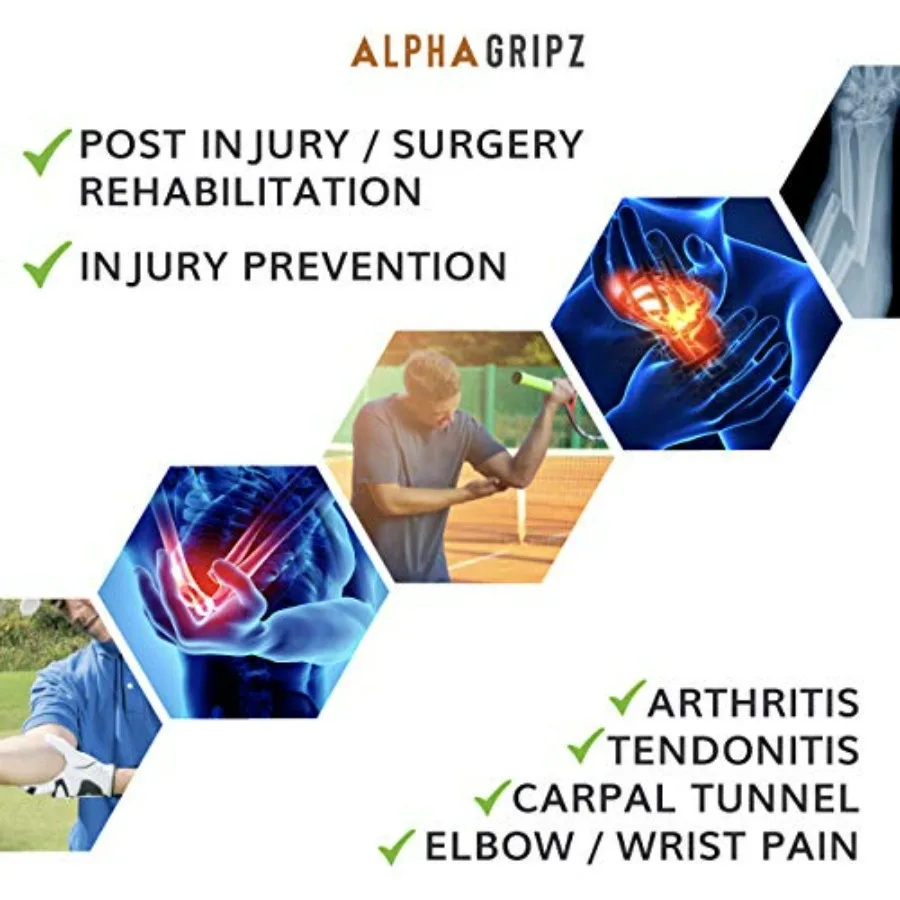 ألفا جريبز مجموعة كاملة الأصلي قبضة اليد موسع المدرب تقوية الساعد التمارين تجريب لأشرطة مقاومة الأصابع #4