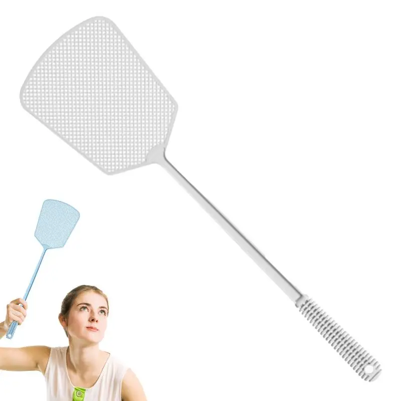 

Multi-Functional Fly Swatter Heavy Duty Fly Swatter With Long Handle Indoor Outdoor Use Fly Control Lightweight Garden Tools