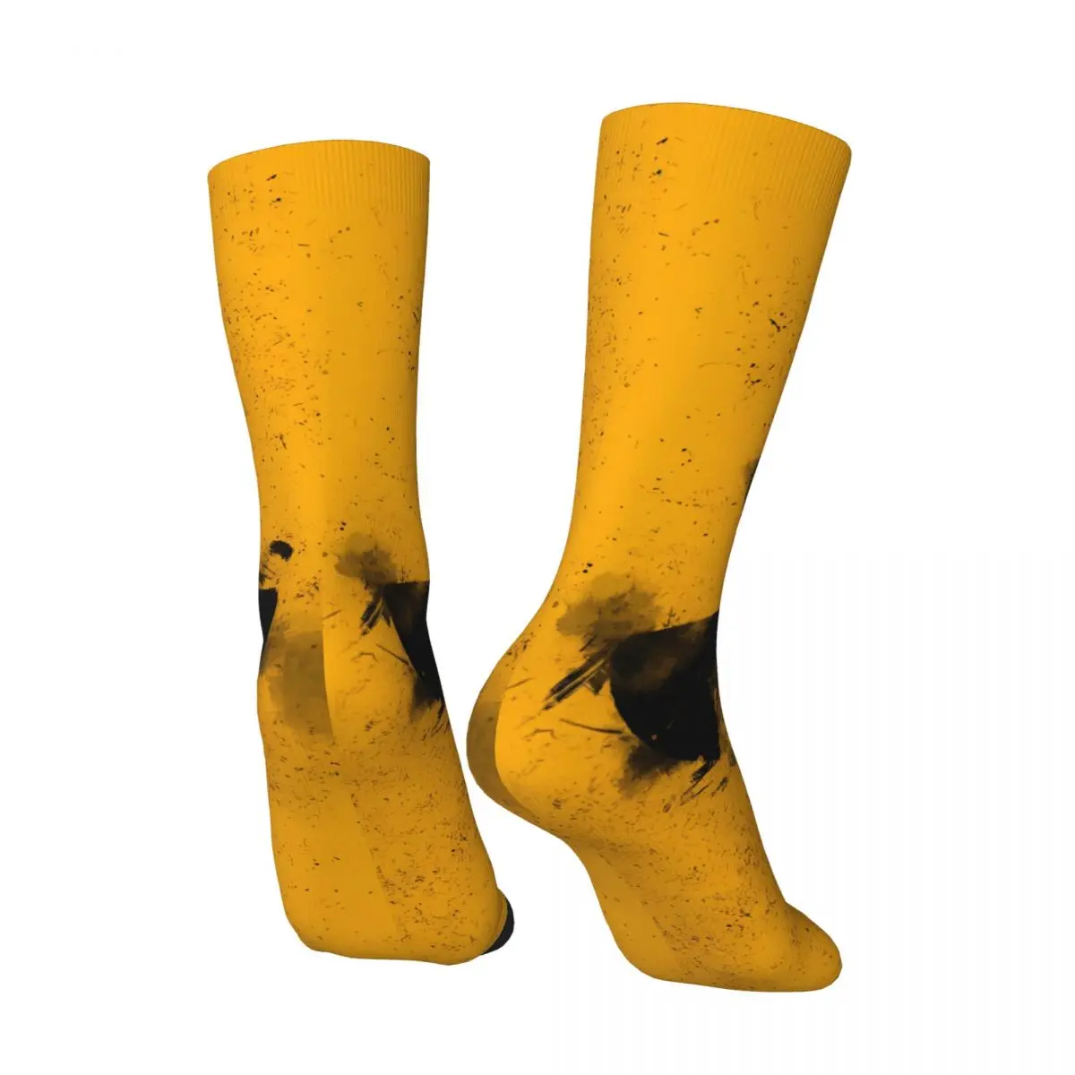 Warning Sock Printed Man Polyester