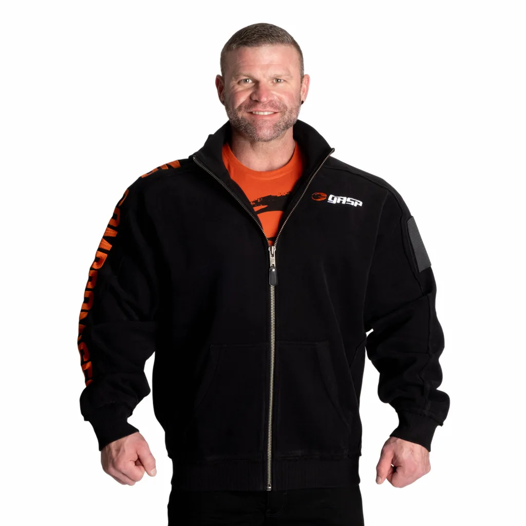 Nieuwe Grote Oranje Klassieke Europese En Amerikaanse Fitness Training Hoodie Jas