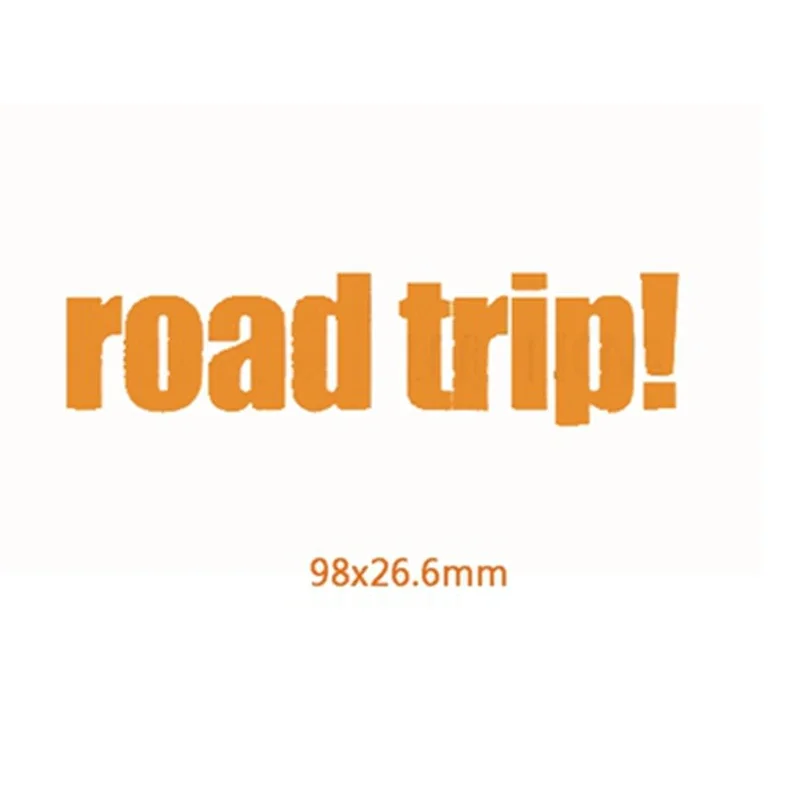 Road Trip Aloha ! Metal Cutting Dies Stencils for DIY Scrapbooking Photo Album Decorative Embossing Paper Crafts Die Cut 2019