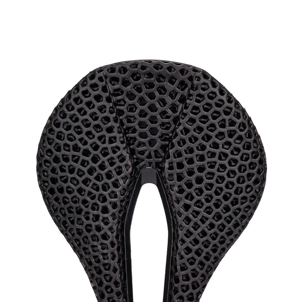 ZTTO Carbon Fiber Ultralight 3D Printed Bike Saddle Hollow Racing Comfortable Breathable Bicycle Seat MTB Mountain Road Cycling