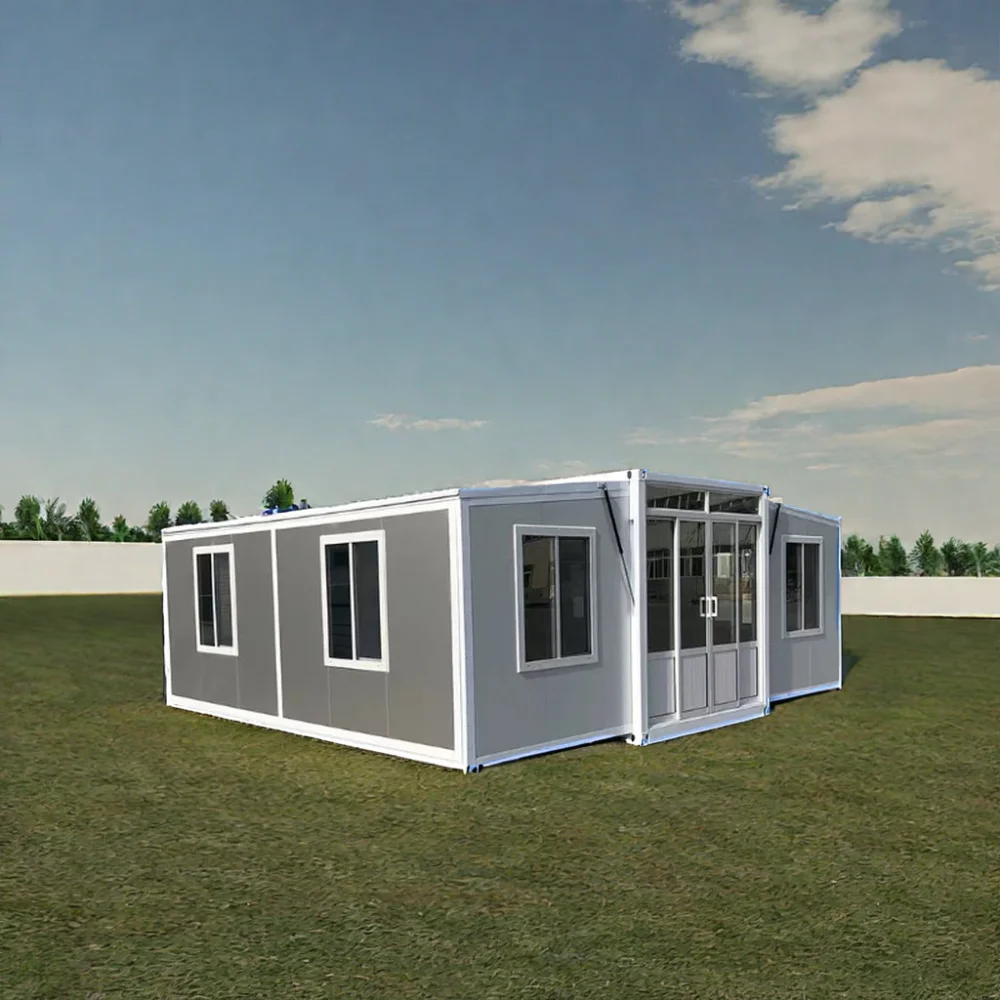 Wing Folding Mobile Demountable Living Container Room Export Double Wing Folding Expandable Room Container Activity Room