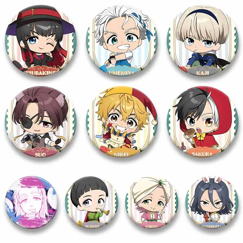 

Cartoon Figure Ren Kaji Haruka Sakura Mitsuki Kiryu Soft Button Pins Anime Wind Breaker Brooch Bag Hat Accessories Jewelry Badge