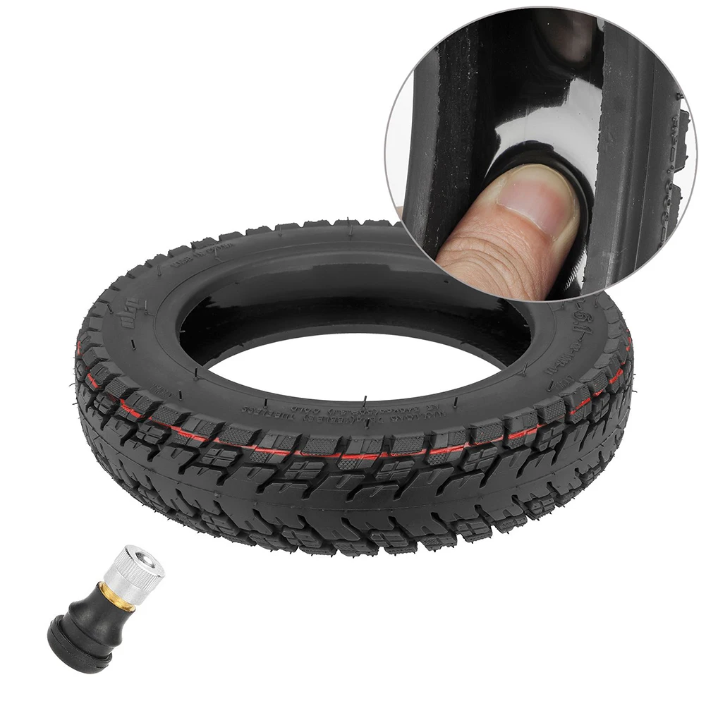 

Tire Tubeless Tyre Off-road Replacement Part Rubber Self-repair Wearproof 10x2-6.1 Model Brandnew For Electric Scooter